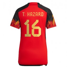 Lacne Ženy Futbalové dres Belgicko Thorgan Hazard #16 MS 2022 Krátky Rukáv - Domáci